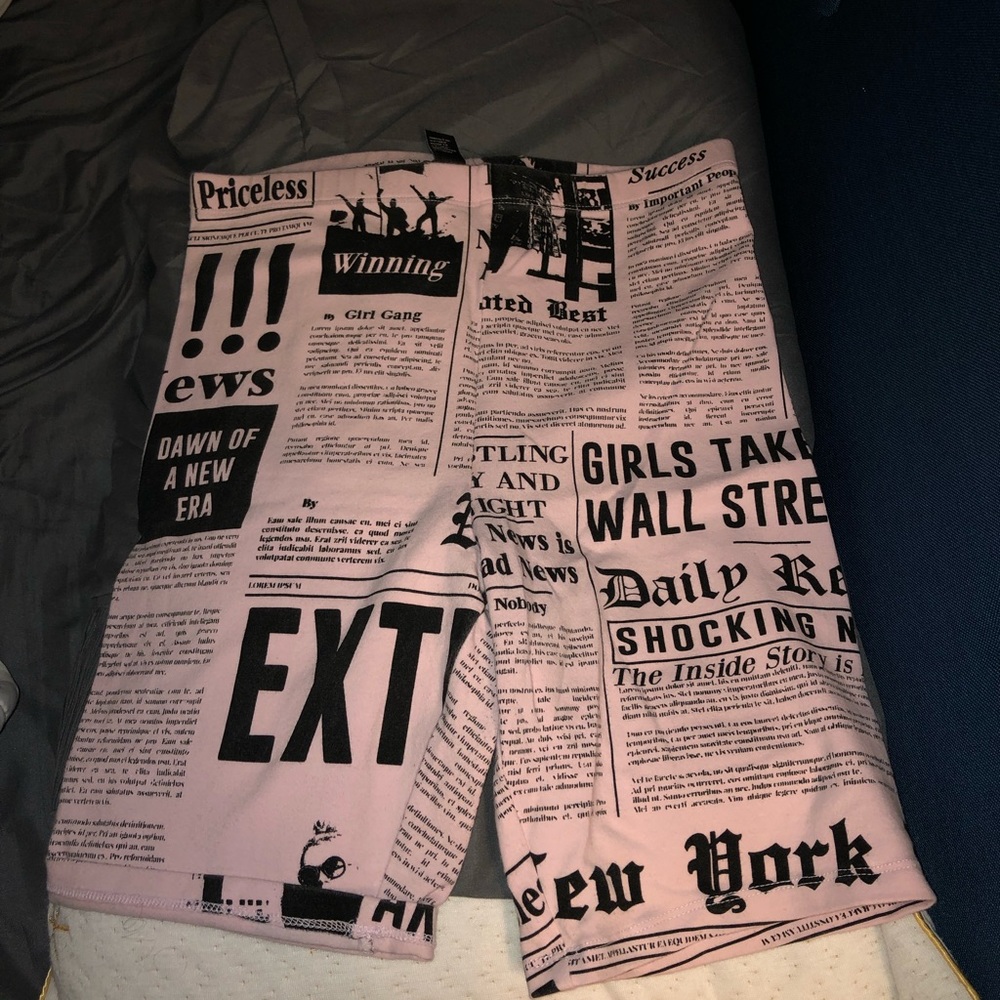 Newspaper shorts